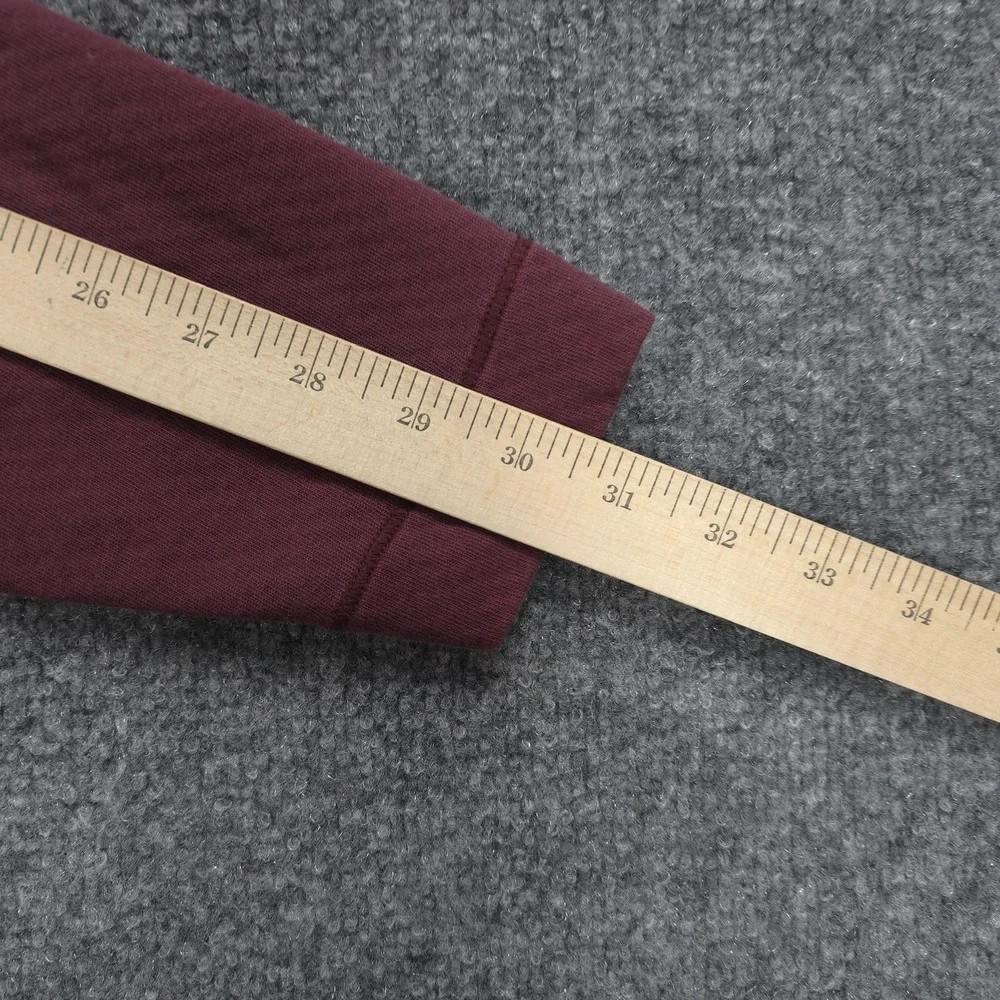 Vintage Patagonia Sweater Mens M Burgundy‎ Quarter Zip Organic Cotton 2000s Y2K